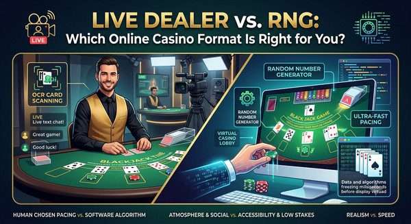 Live Dealer vs. RNG: Which Online Casino Format Is Right for You?
