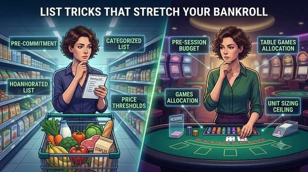 Grocery List Tricks That Stretch Your Casino Bankroll