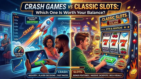 Crash Games vs Classic Slots